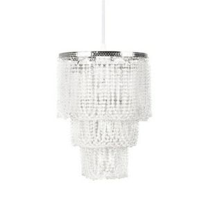 Tadpoles Layered Pearlized Bead Pendant Light